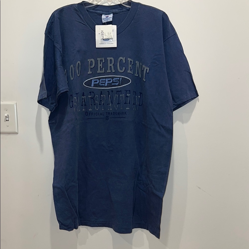 Pepsi Men's Navy Graphic Tee Nothing Else is a Pepsi 100% cotton